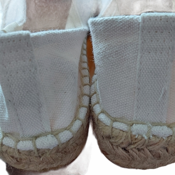 Soludos white neutral espadrilles Size 6.5 - Picture 5 of 8